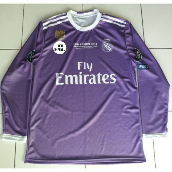 Jersey Real Madrid 2017 Final UCL Full Printing