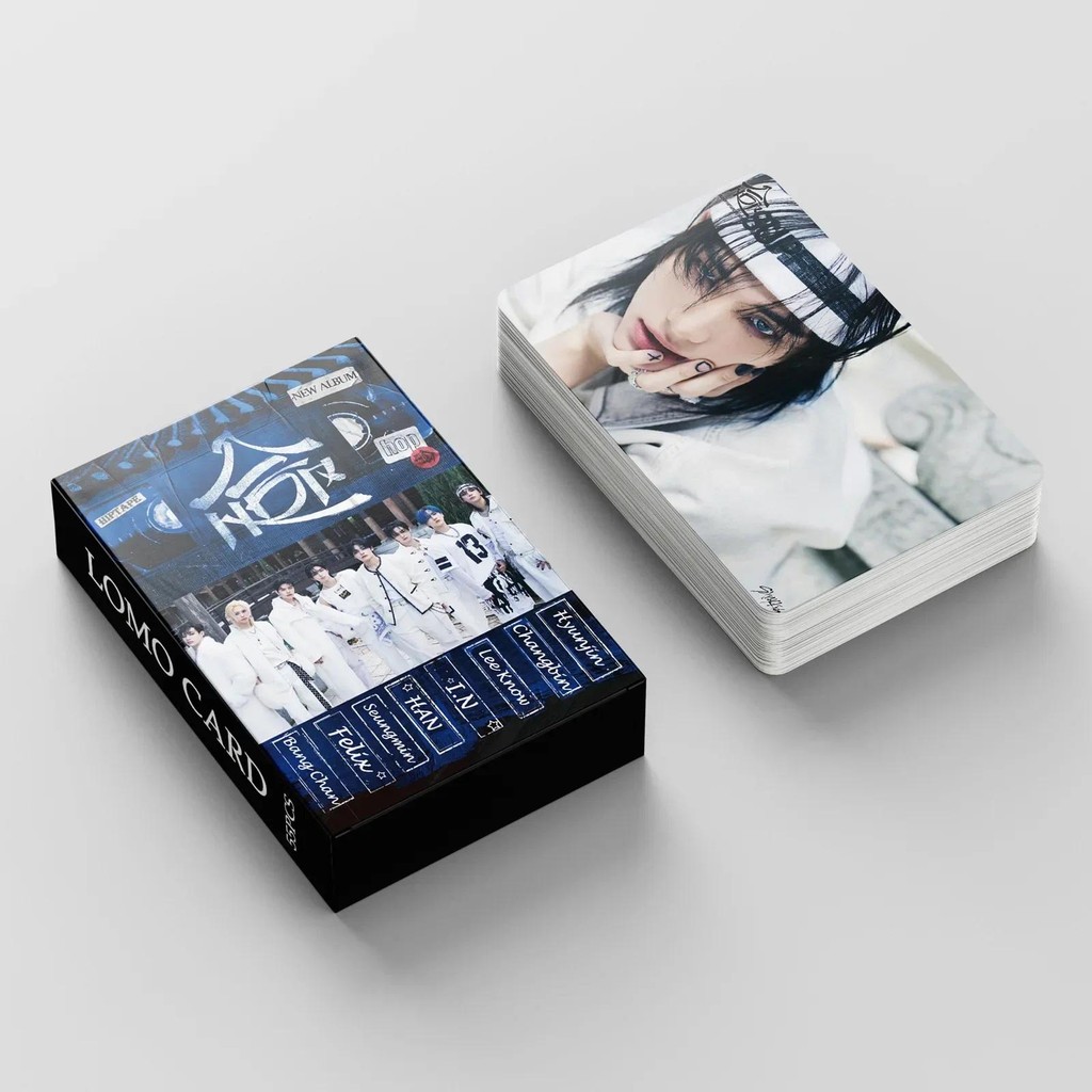 

55PCS/STRAYKIDS Kpop New Album HOP Photocard Felix Hyunjin Postcard Star Card Album Card Fan Collection Lomo Cards