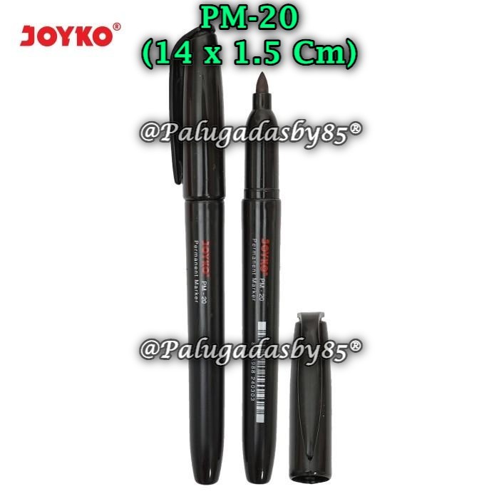 

(1 Pak/12) Permanent Marker JOYKO PM-20 / Spidol Permanen Joyko PM-20 (Pak/12)
