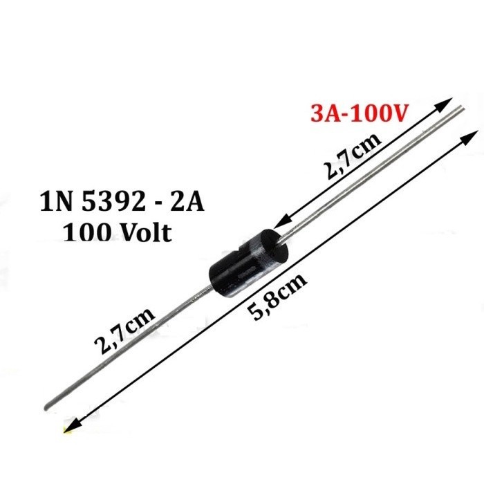 (KB)  Dioda IN5392 IN 5392 2A 400V