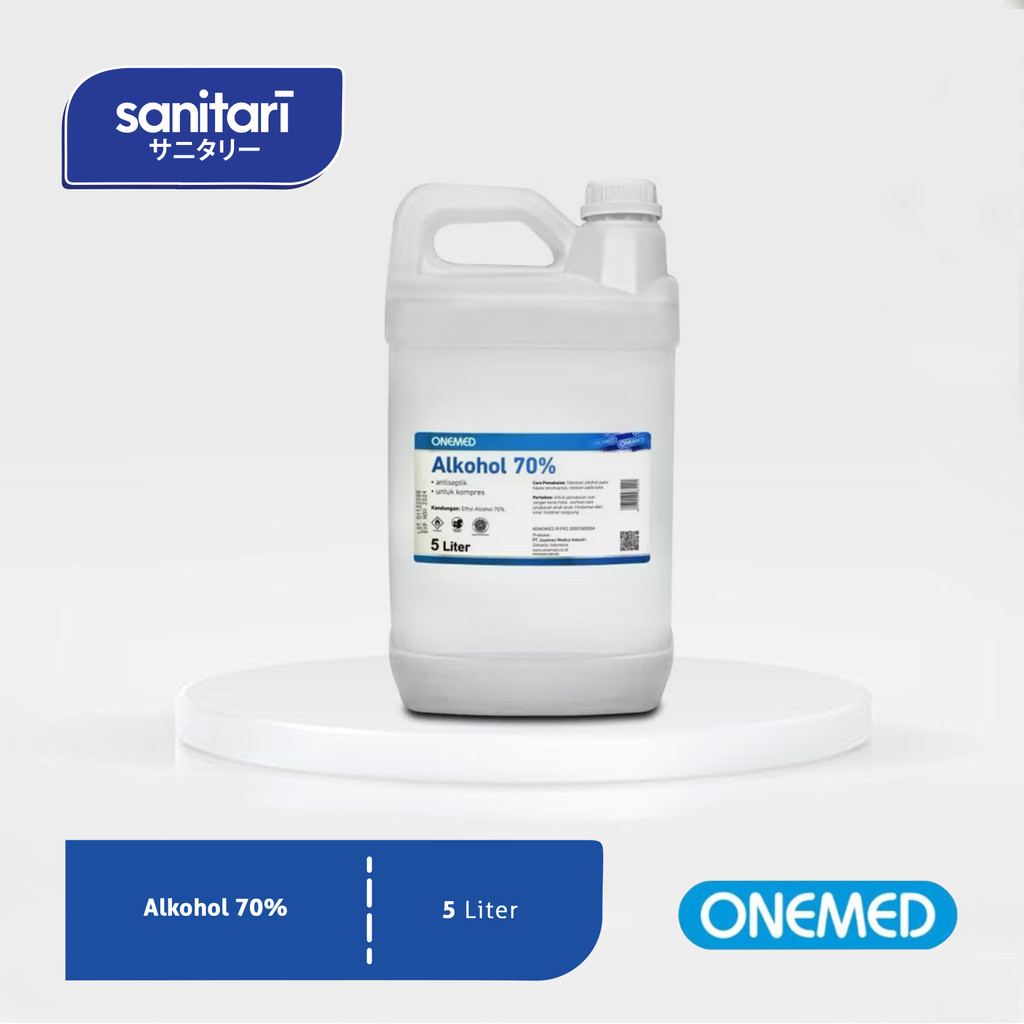 Alkohol 70% 5Liter Onemed Alkohol Onemed 70% 5L Alkohol Onemed 5Liter Alkohol 5L