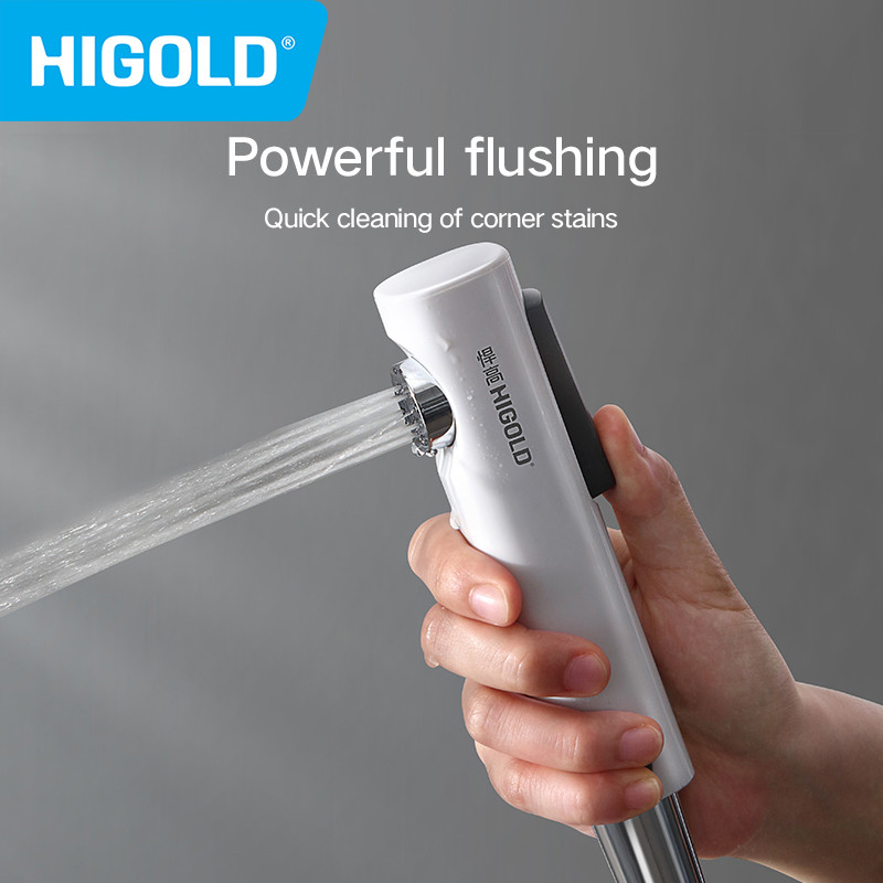 HIGOLD Bathroom Bidet Sprayer Handheld Bidet Sprayer Faucet Upgrade Push Toilet Faucet Bidet Sprayer