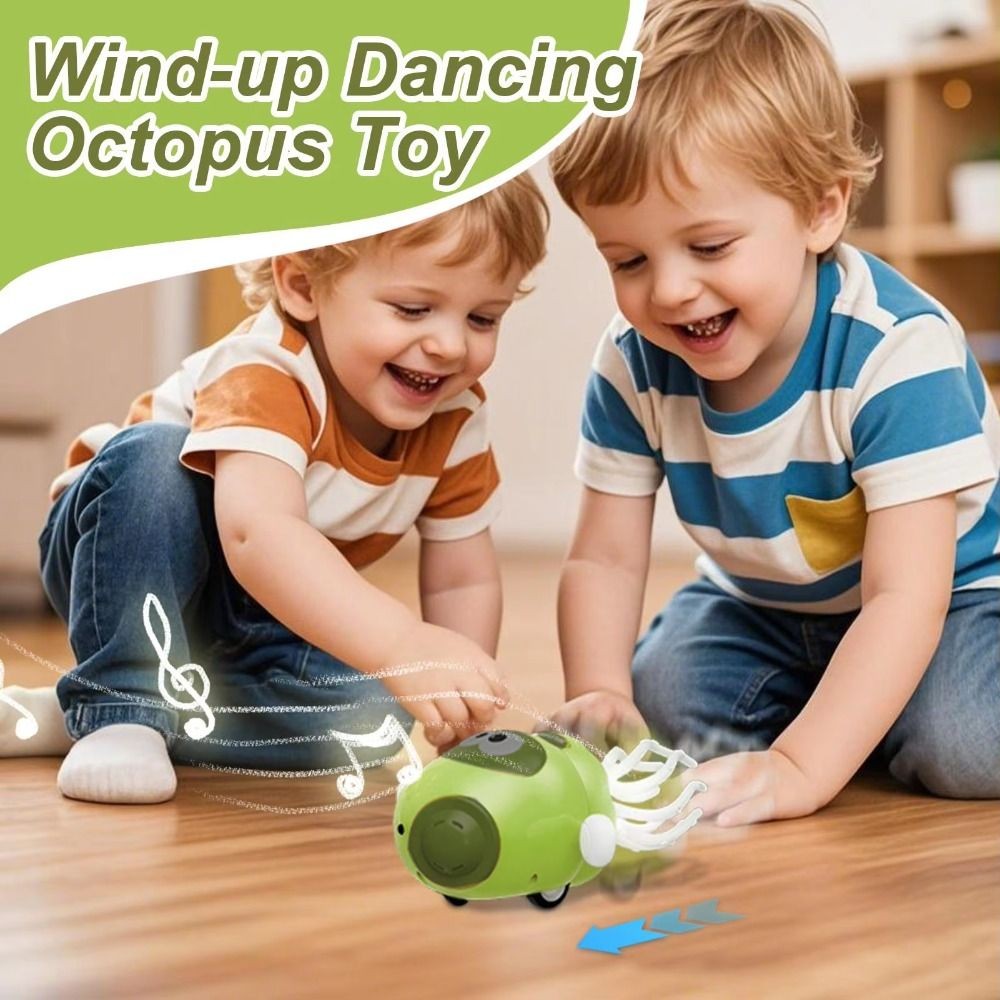 Plastic Electric Dancing Octopus Toy Simulation Interactive Crawling Interactive Octopus Toy Movable