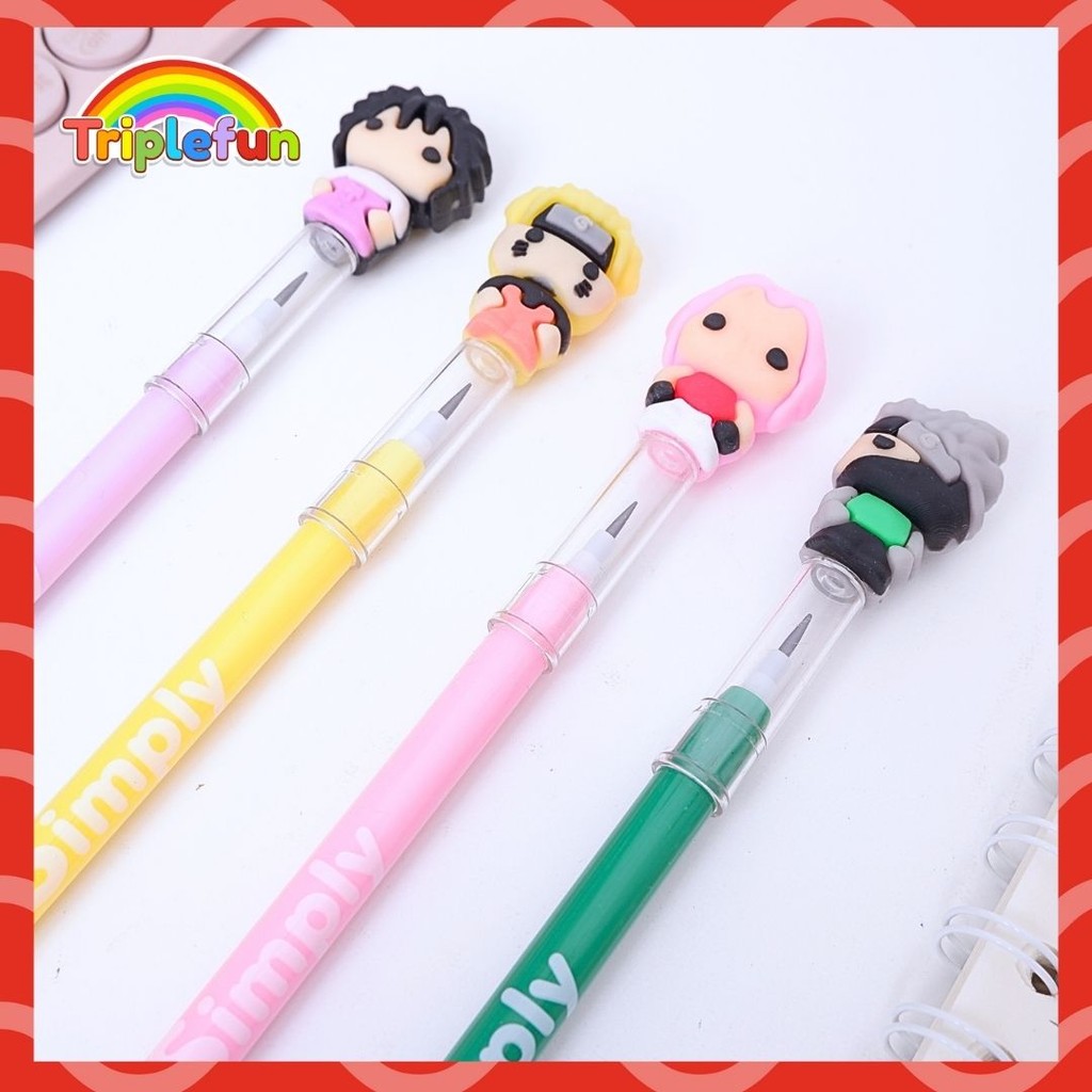 

Pensil Susun / Peluru Simply Karakter Pencil Anak Naruto Sasuke Sakura Bisa Refill