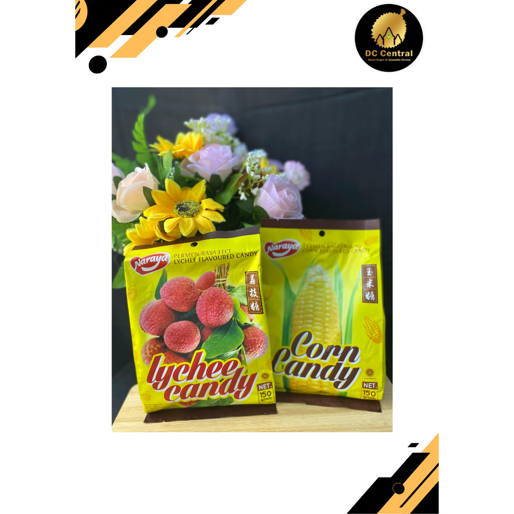 

NARAYA CANDYS LYCHEE AND CORN 150gr