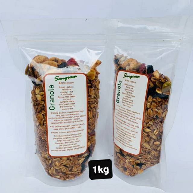 

granola enak 1 kg granola - best seller