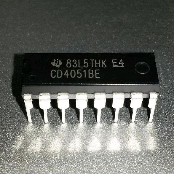CD4051 CD4051BE CD 4051 DIP-16 analog MUX/DEMUX