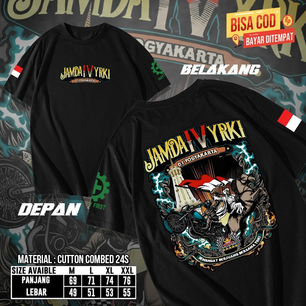 KAOS JAMDA 4 RX KING JOGJA | KAOS ORIGINAL JAMDA 4 RX KING JOGJA | KAOS RX KING