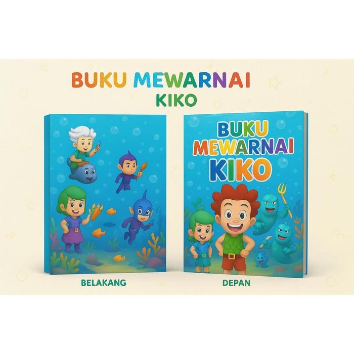 

DpinxAaTivityBuku Gambar Mewarnai [ KIKO ] Anak Karakter Lucu – Edukasi & Hiburan Kreatif | Buku Aktivitas Belajar Menggambar untuk PAUD TK SD - A4
