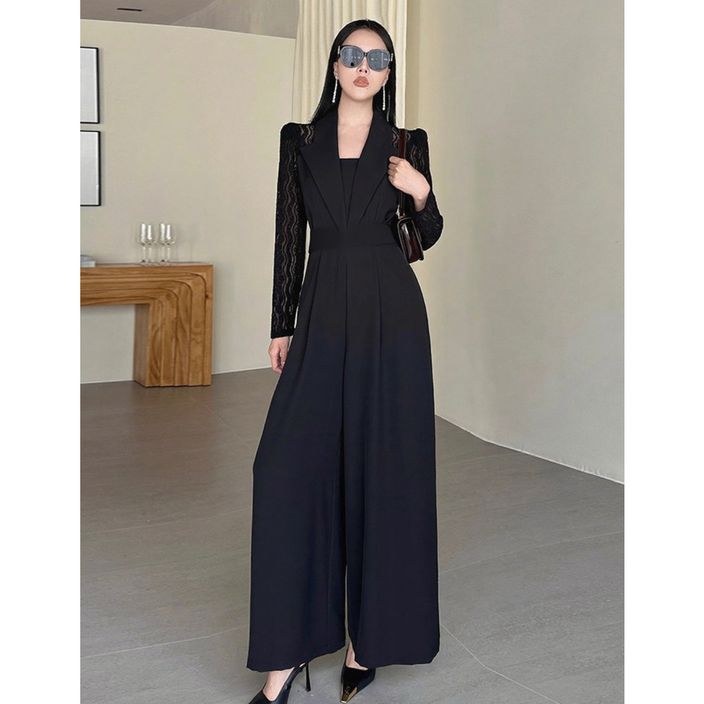 ready stock] FADFAD| Setelan Wanita Elegan | Model Kipas Dewi High-End | Atasan Lengan Panjang + Cel