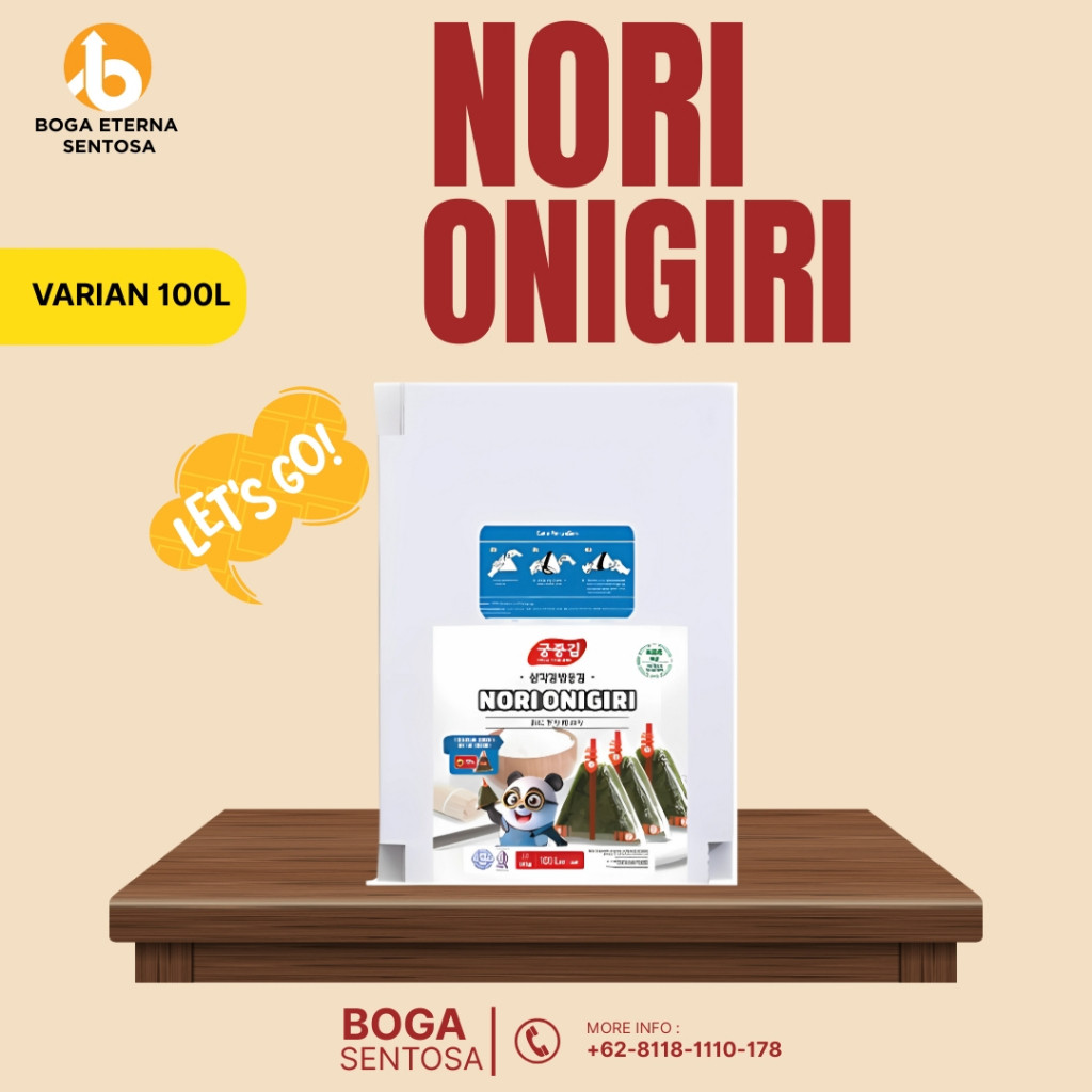 

New NORI ONIGIRI (100 LEMBAR!) | Nori Wrapper Khusus Bungkus Nori Triangle / Sushi Nori ( PROMO )Premium