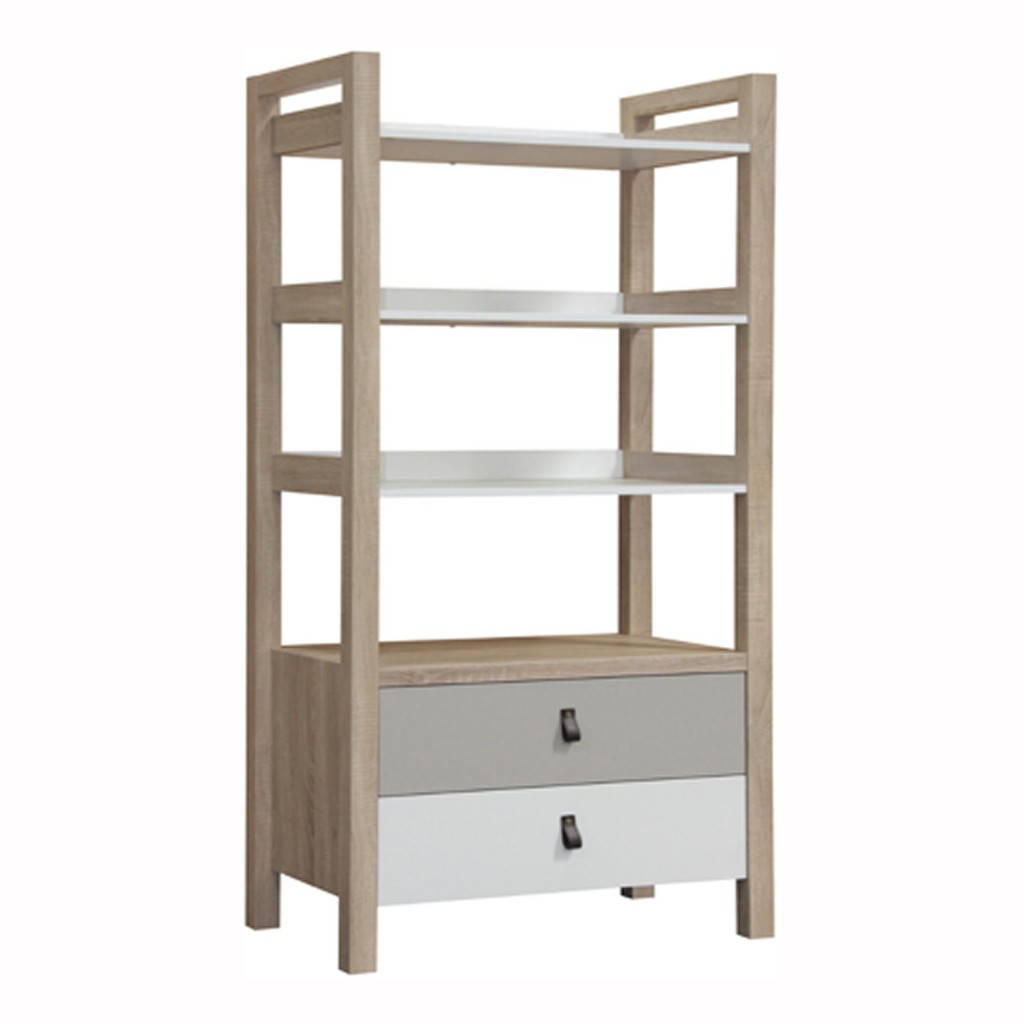 ZYO Terry - Dekoruma Rak Buku / Lemari Buku Particle Board / Bookshelf / Rak Serbaguna dengan Laci -