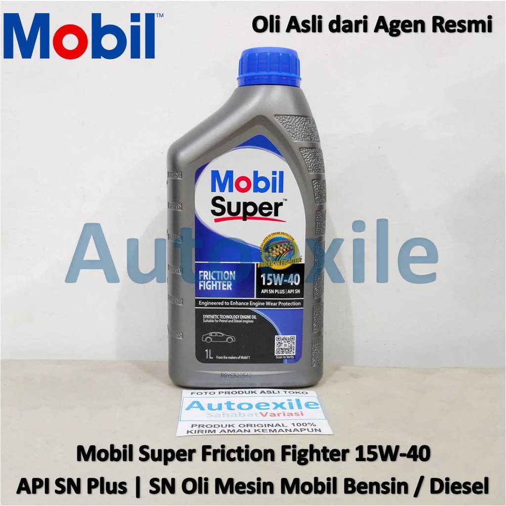 Oli Asli Mobil Super 15W-40 Friction Fighter API SP PLUS / SN Engine Oil Mesin Original Untuk Mobil 
