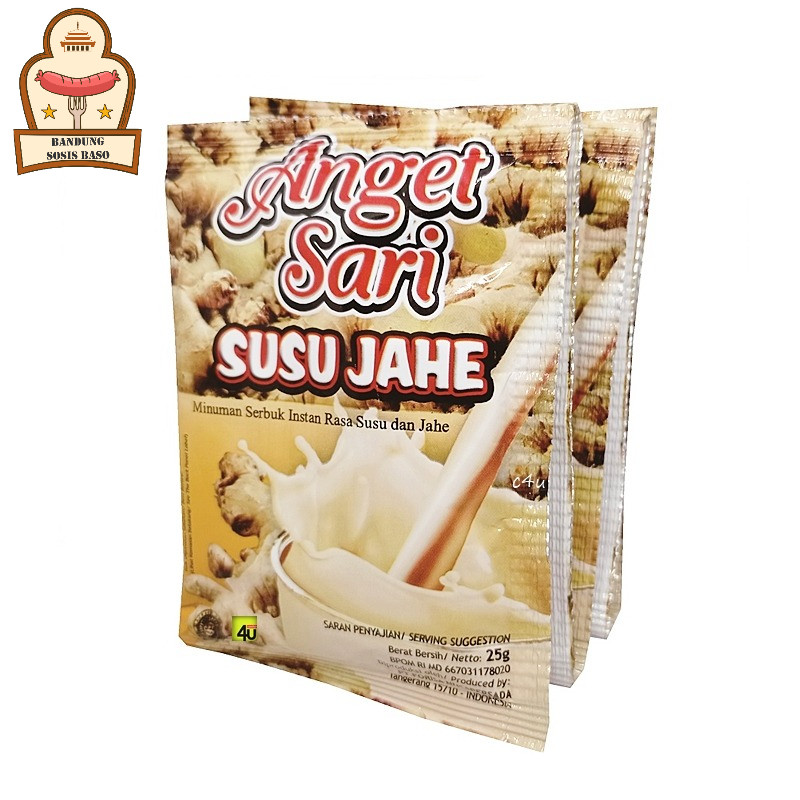 

Anget Sari Susu Jahe Renceng (isi 10) - Kehangatan Jahe & Lembutnya Susu