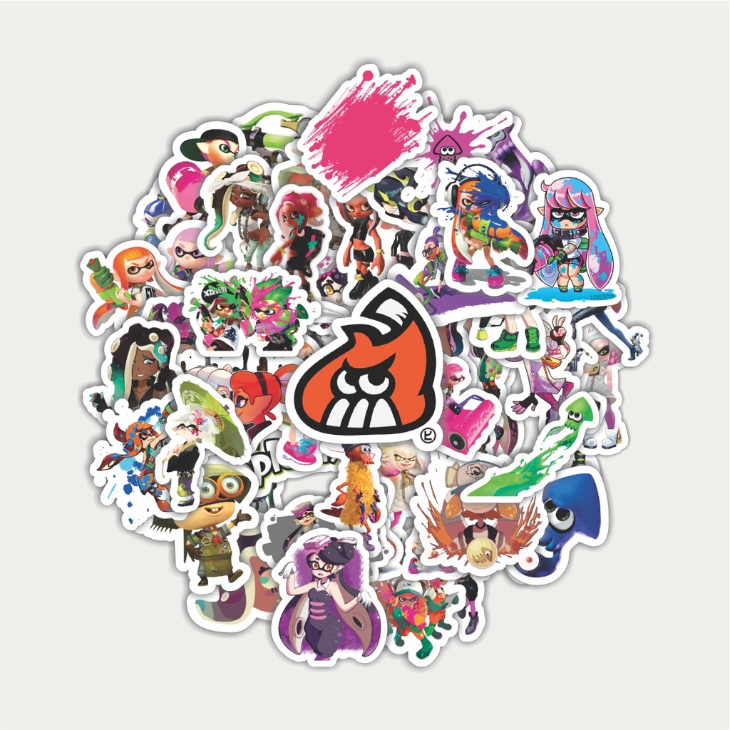 

Sticker Pack Stiker Game Series Splatoon Karakter Mix 1 | Sticker TUMBLR | Stiker LAPTOP KOPER HELM
