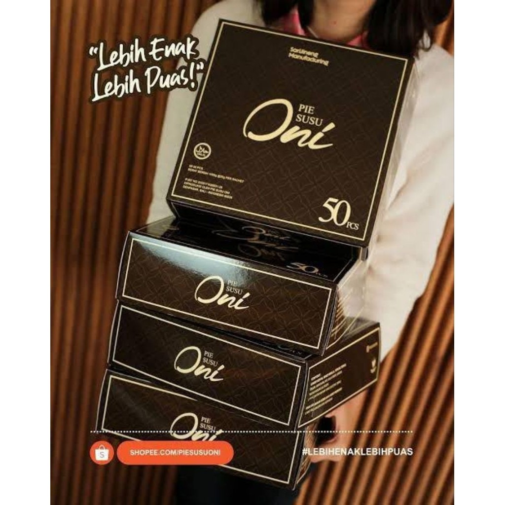 

Pie susu Oni khas Bali 1Box isi 50