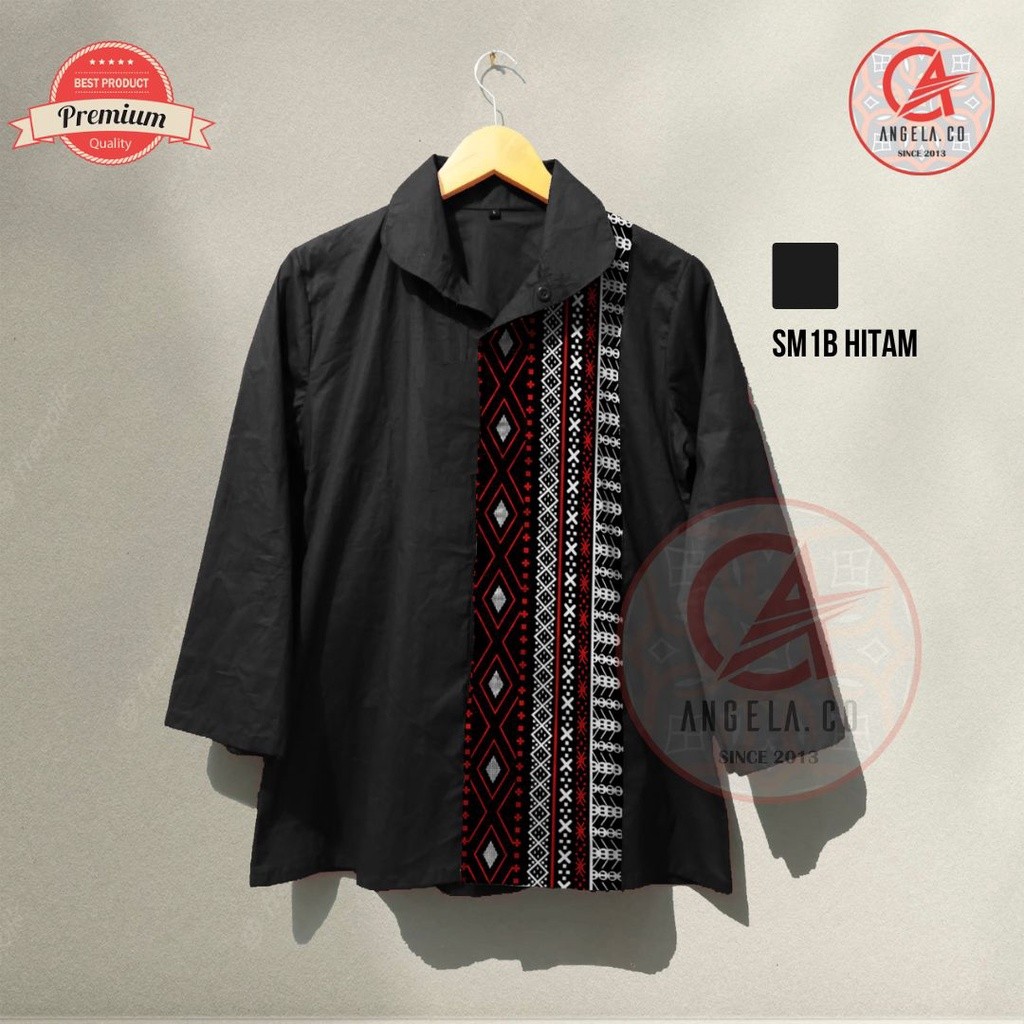 Blouse Batak Wanita | Kemeja Batik Etnik Wanita Motif Ulos Mandailing SM1