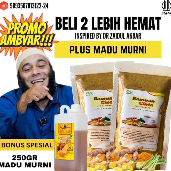 

PROMO! AMBYAR - BELI 2 LEBIH HEMAT - RAMUAN RIMPANG JSR - BY DR ZAIDUL AKBAR - UNTUK DIET DAN MENGATASI ASAM LAMBUNG - BONUS MADU