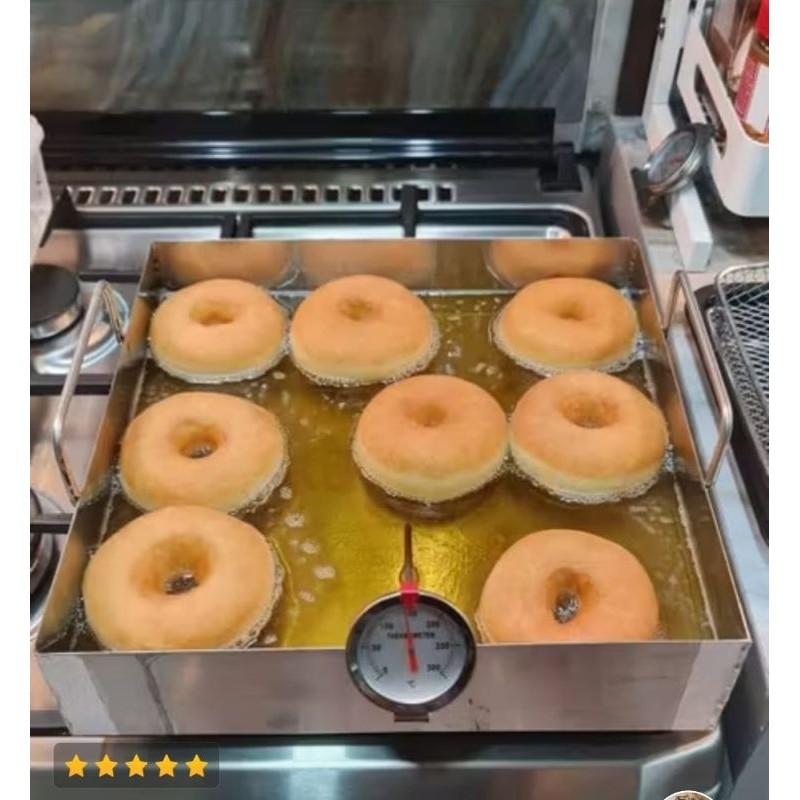 TAM.ZAM Wajan Donat Stainless Steel / Wajan Kotak Stainless Serbaguna