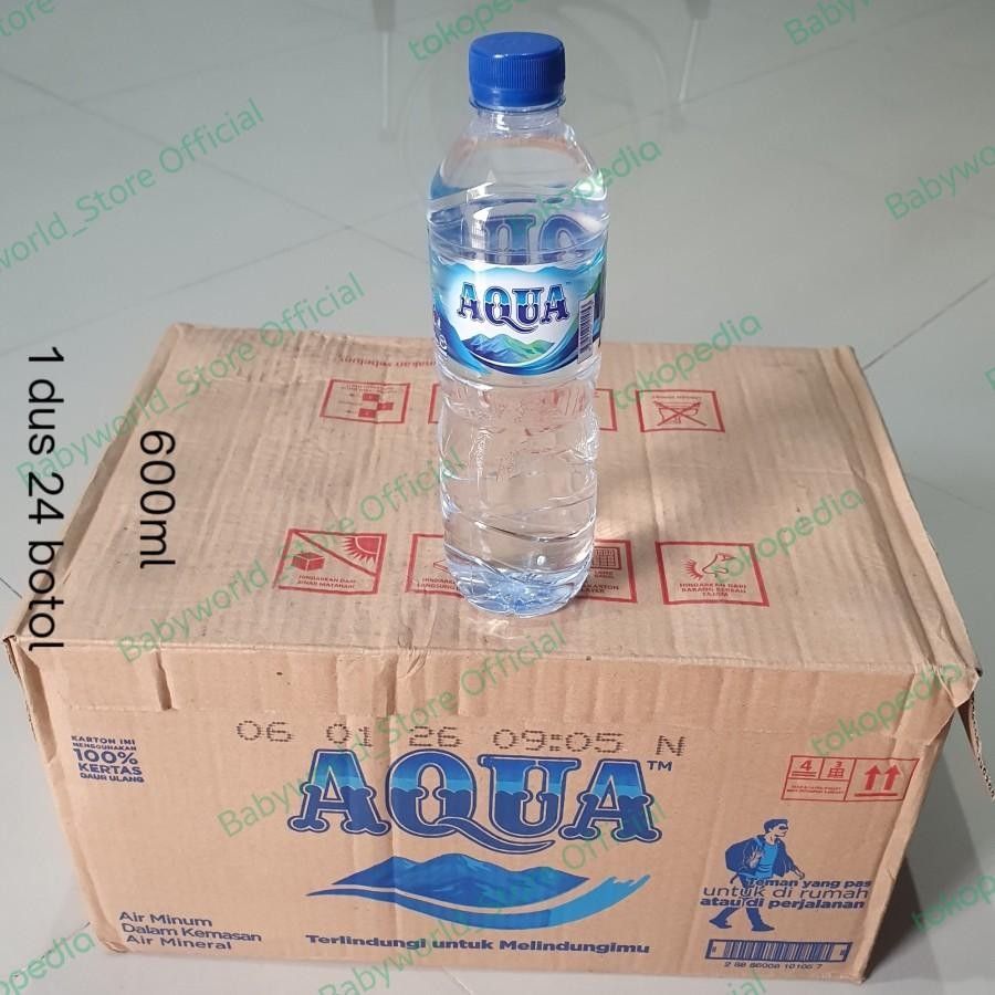 

Aqua Air Mineral Botol 600ml Per Dus ( 24 pcs )