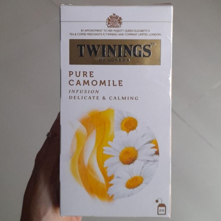 

Twinings Pure Chamomile Infused Tea Teh Celup Import ( 25 Bags )