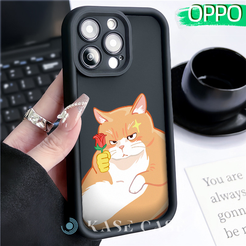 Lucu Kitten Silicone SoftCase OPPO A18 A16 A15 A3s A5S A60 A17 A17K A54 A53 A12 A58 A31 A1K A77s Sof