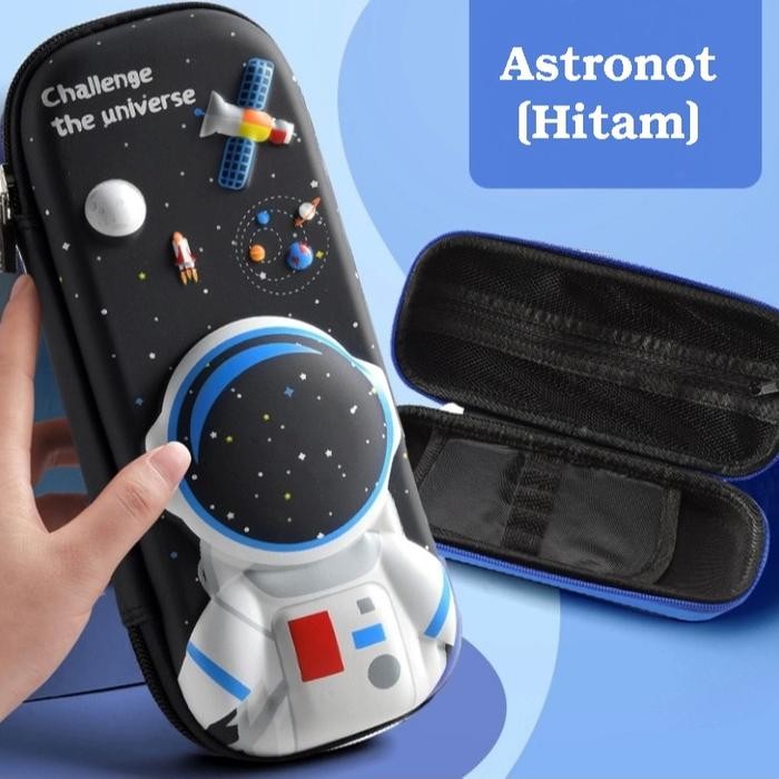 

Tempat pensil Kotak pensil 3D Timbul Hardcase Hardtop Waterproof Astronot Rocket Unicorn Kelinci Stationery - Lucky Unicorn