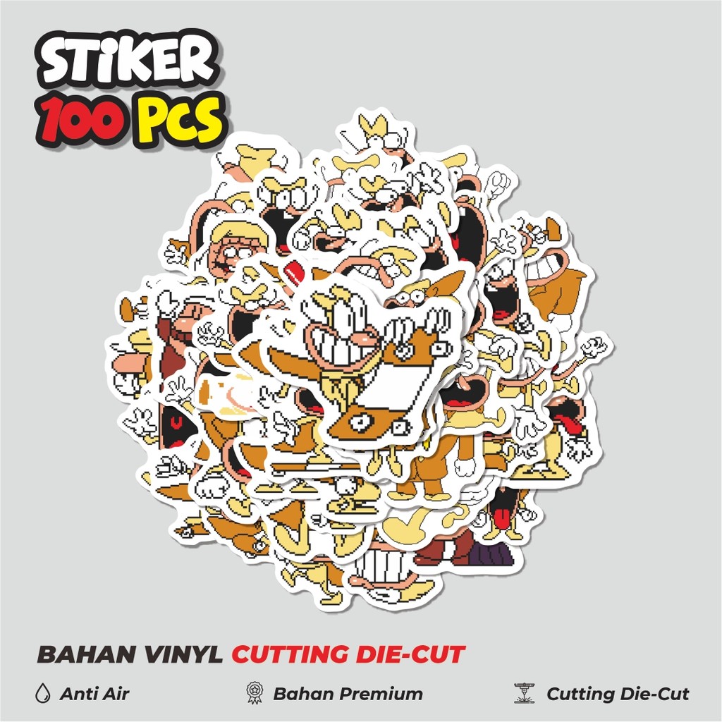 

Terbaru! 50 pcs Stiker Pizza Tower V15 Dekorasi Lucu Kreatif untuk Notebook, Skateboard, HP