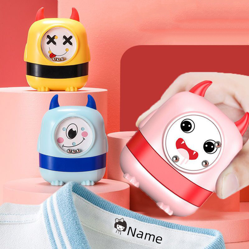 

Custom-Made Baby Name Stamp DIY For Children Name Seal Student Clothes Chapter Not Easy To Fade Security Name Stamp Sticker