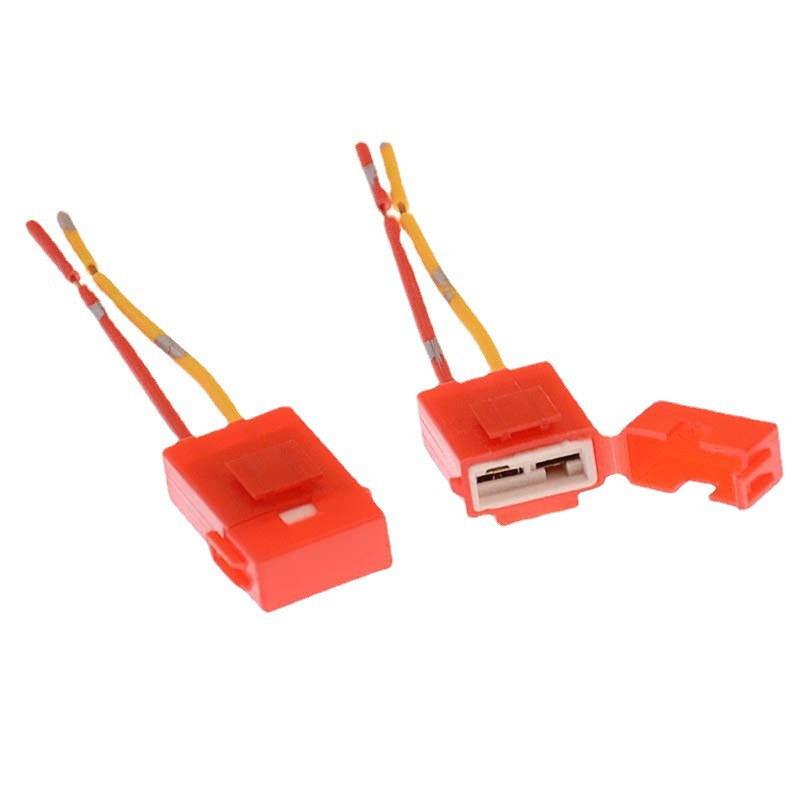 (1 Pcs) Soket Rumah Sekring Fuse Tancap 2 Kabel Flosser Keramik DX Besar Mini