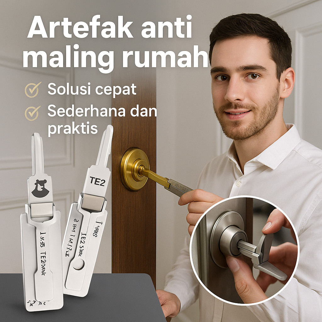 ⚡️COD/Gratis Ongkir⚡️ Peralatan Pembuka Darurat/ Toolkit Perbaikan Kunci 2-In-1/ Alat Bantu Pembuka 