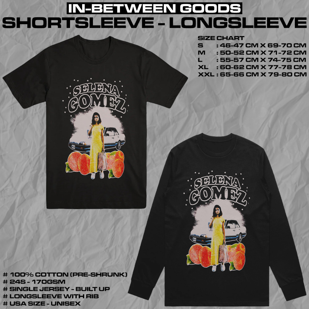 SELENA GOMEZ - FETISH PEACH | T-SHIRT | LONGSLEEVE | MUSIC MERCH