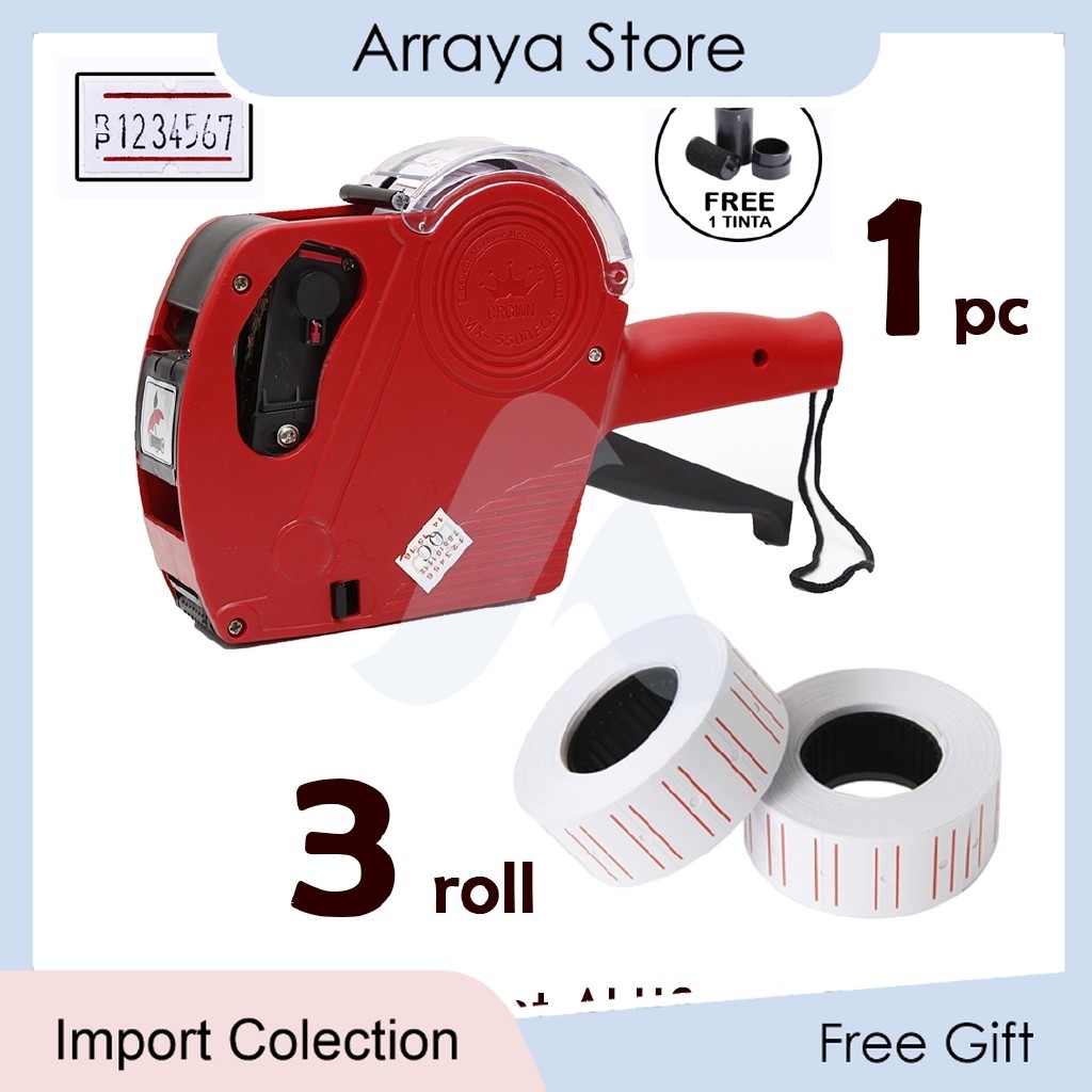 

Alat Label Harga Price Labeller MX 5500 & 3 Roll 【Arraya Shop】