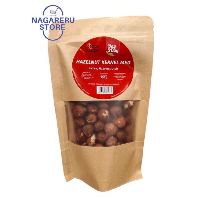 

Day 2 day hazelnut kernel met (kacang hazelnut utuh) 100gr