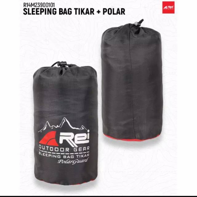 KANTONG TIDUR / SLEEPING BAG TIKAR + POLAR AREI OUTDOORGEAR BLK - SLEEPING BAG REI