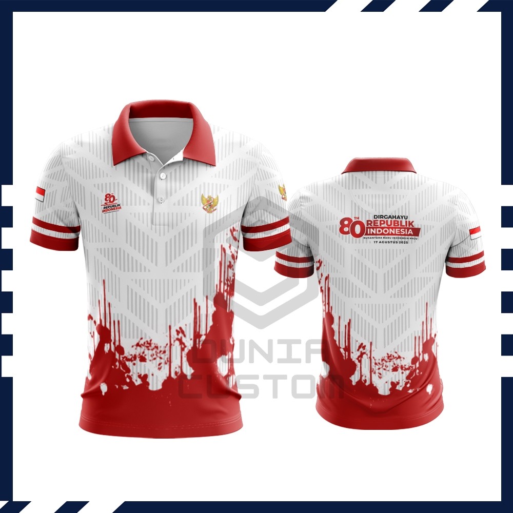 HERBERTSHOP Kaos 17 Agustus / Baju Kaos 17 Agustus Lengan Panjang / Baju 17 Agustus 2025 / Kaos 17 A