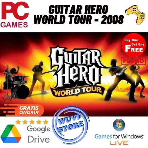 Game PC Guitar Hero World Tour - 2008  | GAME PC | GAME LAPTOP