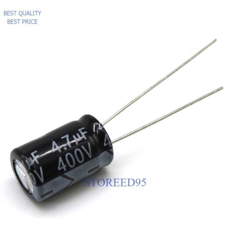 Elco Elko Capasitor Kapasitor 4.7uf 400v 4.7 uf 400 volt
