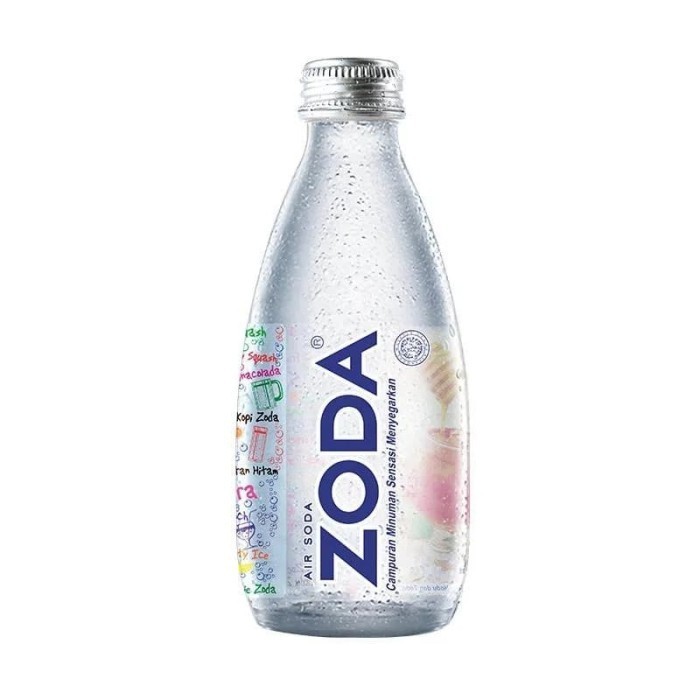 

Zoda Botol Kaca 250ml 1 Karton isi 24