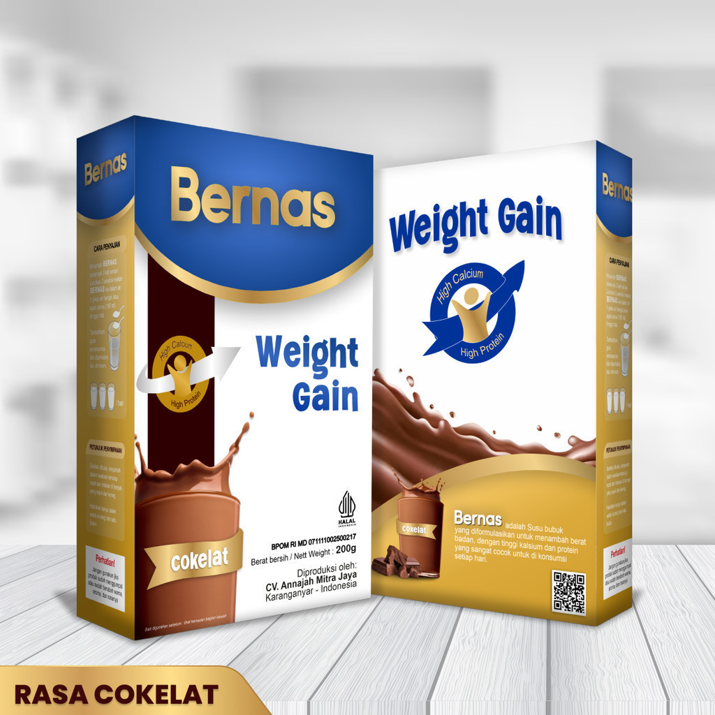 

BERNAS Susu Penggemuk Anak || Tinggi protein & Tinggi Kalsium || Cocok Untuk Usia 2 tahun - Dewasa