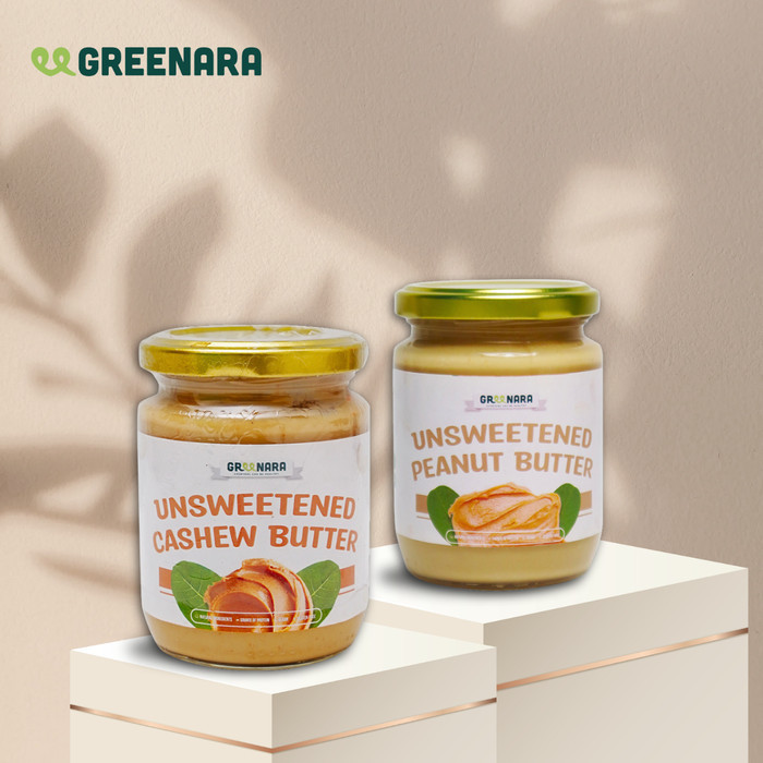 

[[ K23 - BEST SELLER Greenara Selai Kacang Sehat / Peanut / Almond / Hazelnut / Cashew Butter - Unsweet Peanut ]]