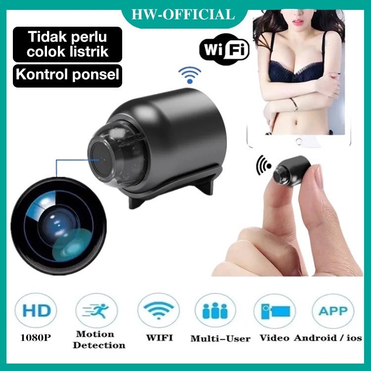 [FLASH SALE】HW wifi kamera cctv mini tersembunyi CCTV cctv bentuk penyamaran Mini bluetooth Hidden C