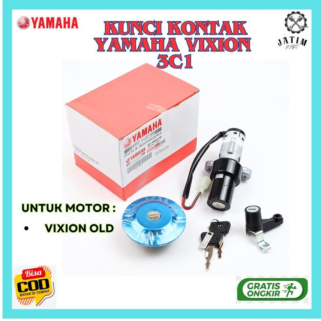 Kunci Kontak Vixion Ori / Konci Kontak Set Yamaha Vixion Old Original Premium - 3CI-XH252-02