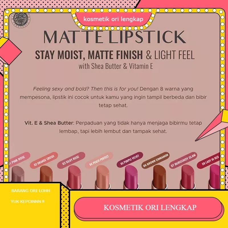 LIPSTIK MATTE AZZURA | LIP MATTE AZZURA 