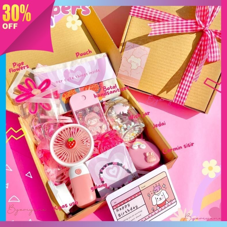 Kado Unik Wisuda Hampers Lebaran Ulang tahun / SPECIAL HAMPERS CEWEK KADO ULANG TAHUN LUCU GEMOY GEM