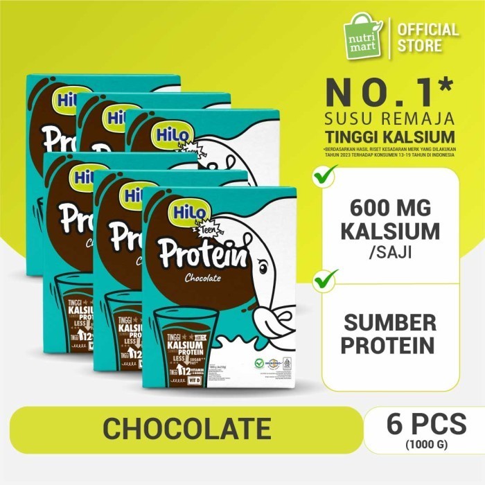 

Paket 2 Bulan - HiLo Teen Chocolate 1000gr (6) - Susu Tinggi Kalsium