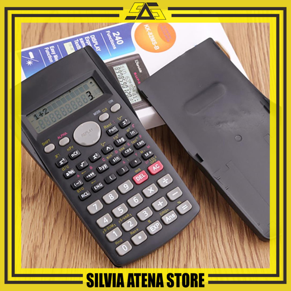 

SILVIA ATENA STORE-DEXIN Kalkulator Elektronik Scientific Calculator - KK-82MS Kalkulator Alat Hitung Kalkulator Ilmiah 240, Kalkulator Fungsi-COD