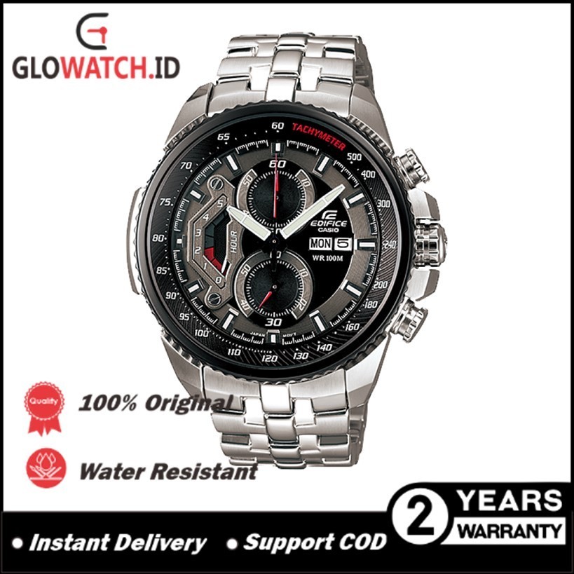 [Promo] Jam Tangan Pria Edifice EF-558D-1AV / EF558D-1AV Stainless Steel Original Casio (Garansi 2 t