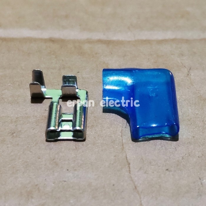 H3216 SKUN L BENGKOK FEMALE 6MM + INSULATED BIRU