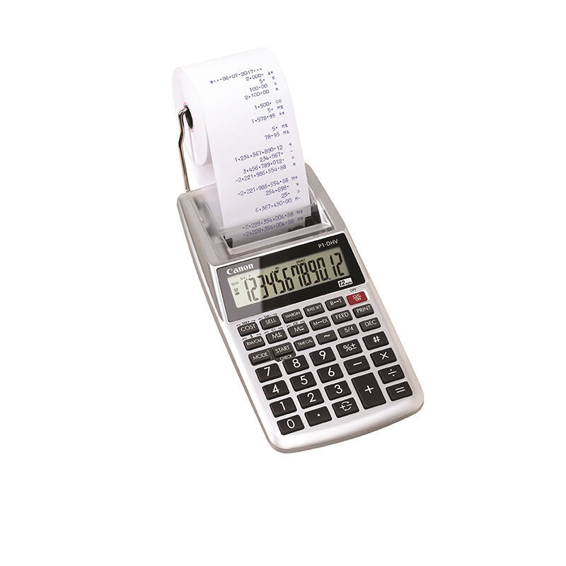 

Portable Printing Calculation 12-digit Digital Ink Wheel Printing Calculator P1-DHVG